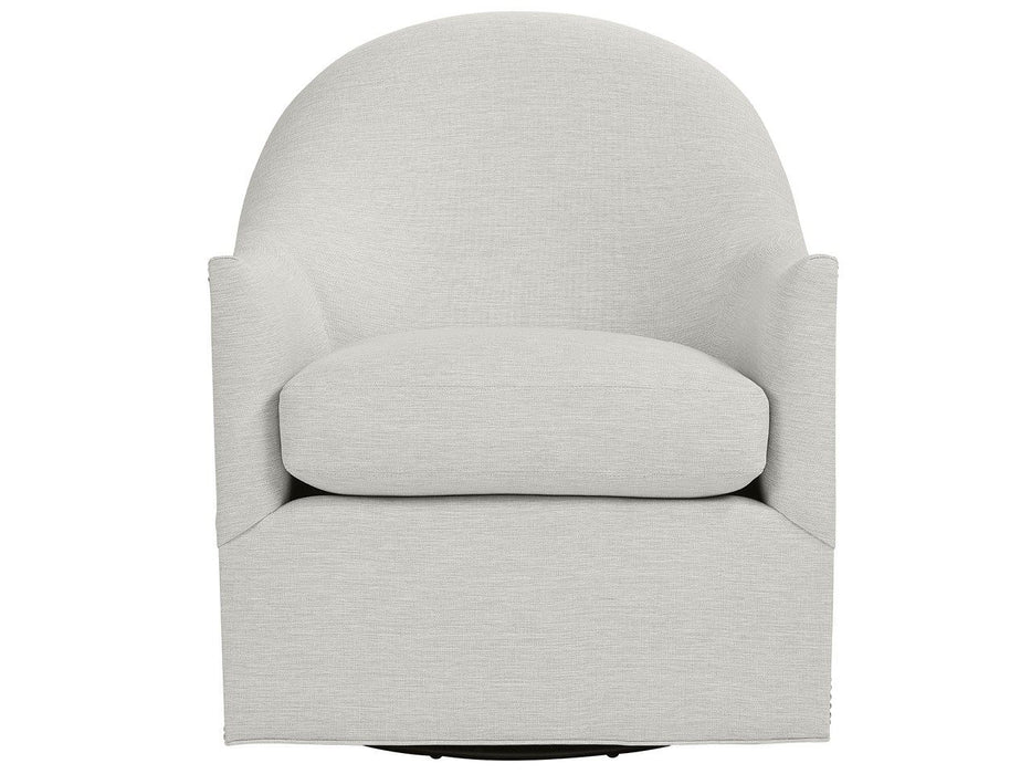 Roscoe - Swivel Chair, Special Order - Pearl Silver