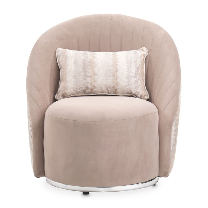 Lucca - Swivel Chair - Silver
