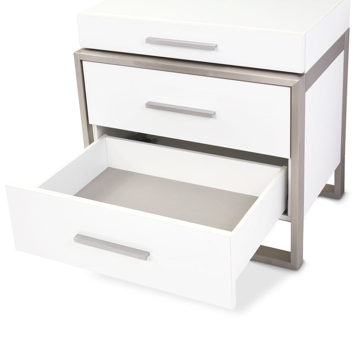 Marquee - Nightstand - Cloud White