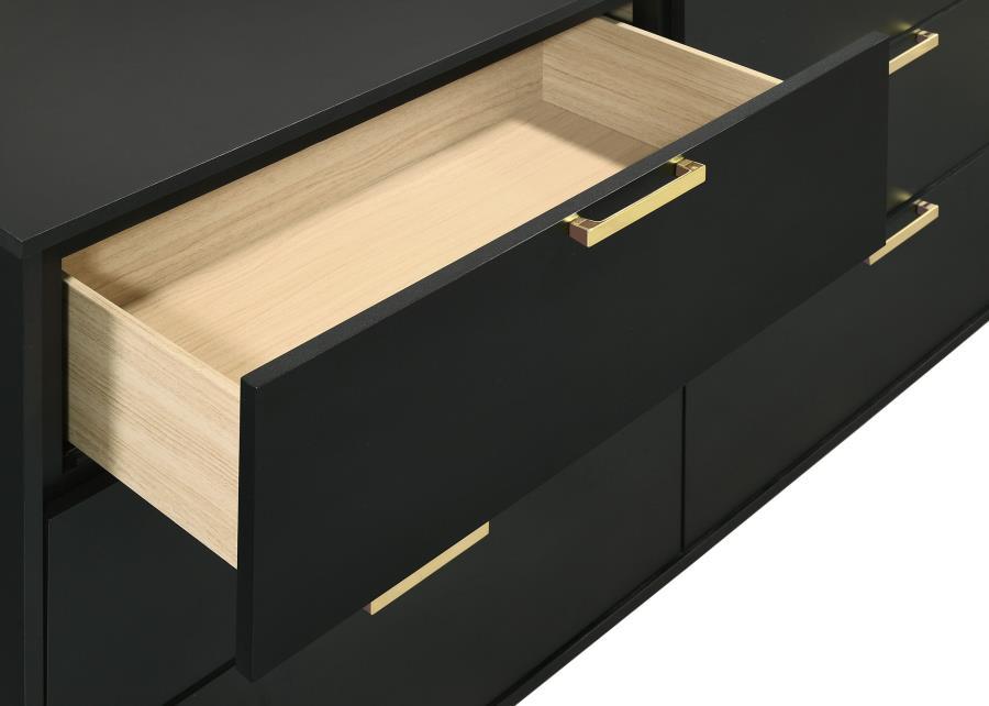 Kendall - 6-drawer Dresser With Mirror