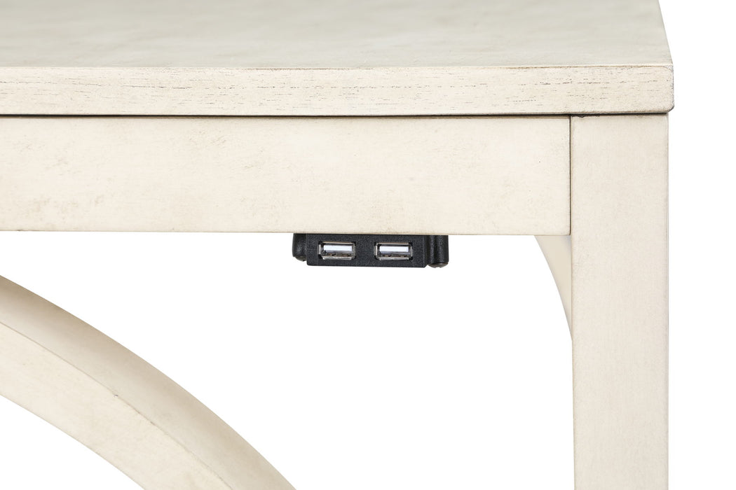 Bella - Counter Sofa Table With 2 Stools & Usb Port