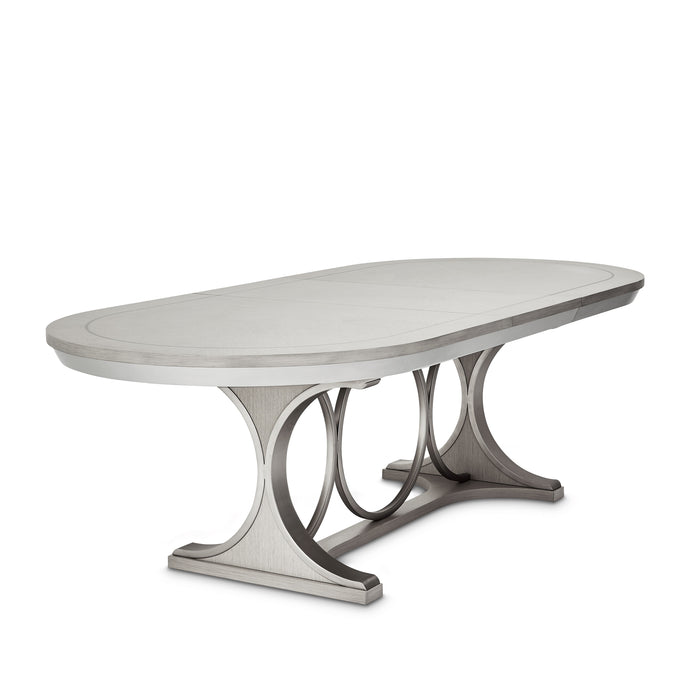Eclipse - Oval Dining Table - Moonlight Gray