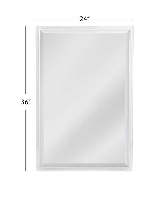 Karrenina - Wall Mirror - White