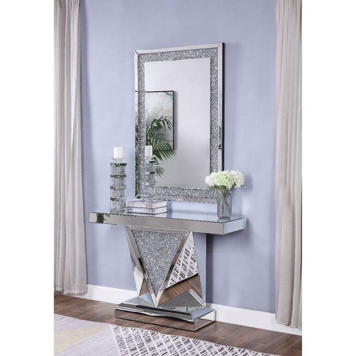 Noralie - Accent Table - Mirrored - 31"