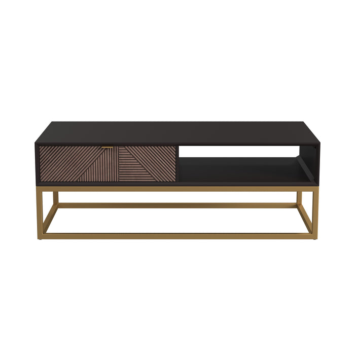 Beader - Rectangle Cocktail Table - Black
