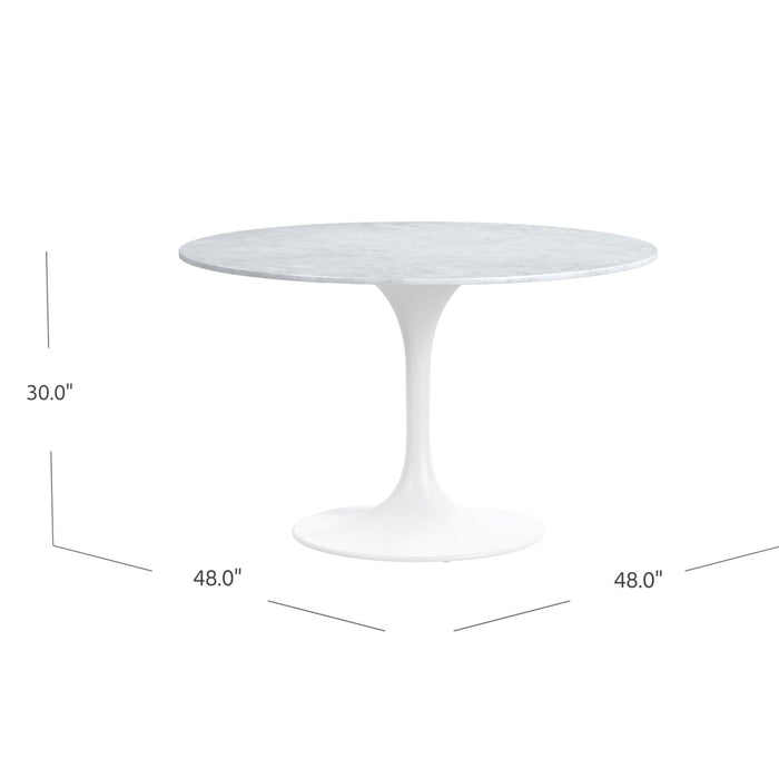 Dunham - Dining Table - White