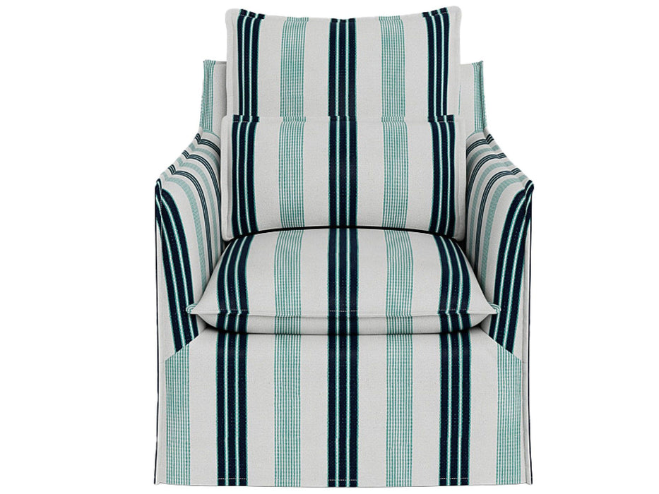 Coastal Living Outdoor - Siesta Key Outdoor Swivel Chair, Special Order - Blue