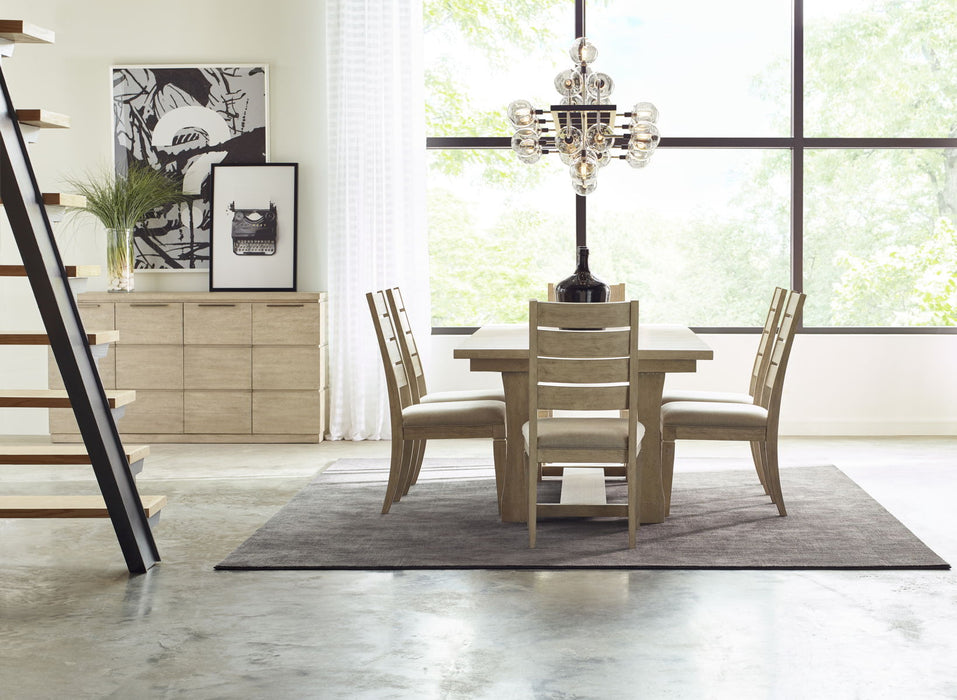 Milano by Rachael Ray - Rect. Trestle Table - Sandstone