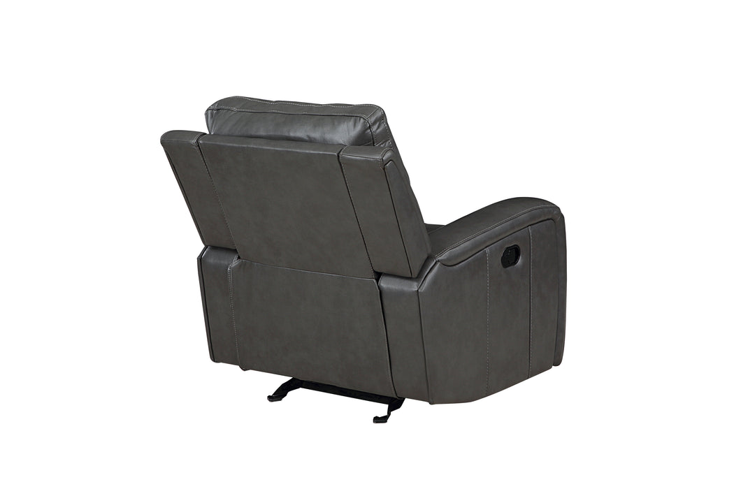 Linton - Leather Glider Recliner With Power Footrest