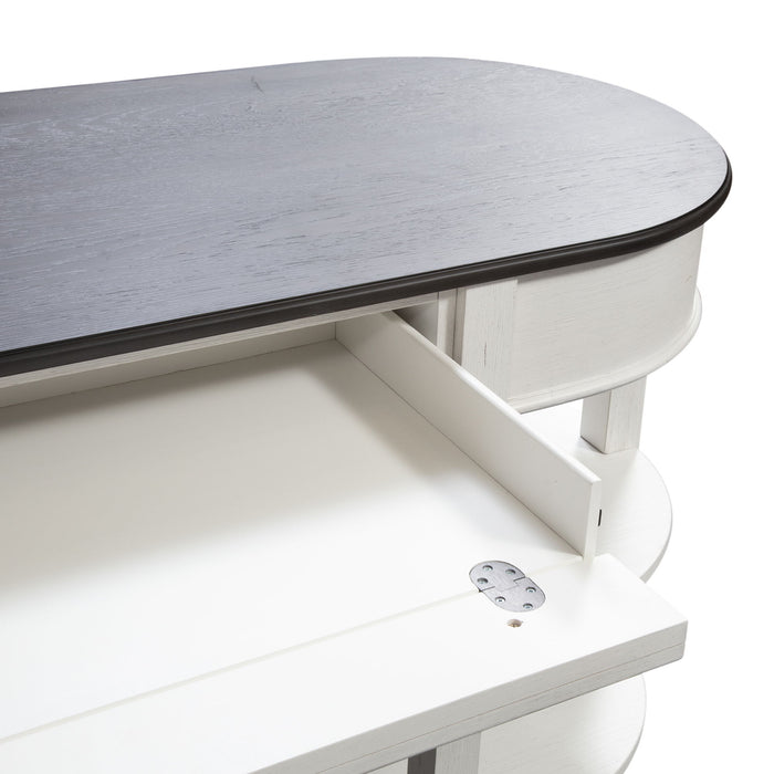 Allyson Park - L Shaped Desk Set With Hutch - White