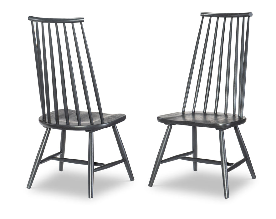 Concord - Windsor Side Chair (Set of 2) - Black