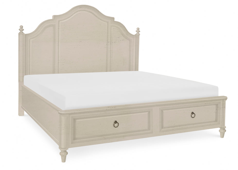 Brookhaven - Panel Bed With Storage Footboard