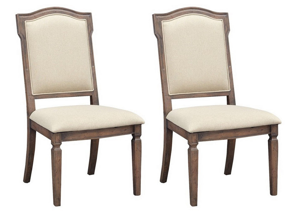 Sussex - Upholstered Dining Side Chairs (Set of 2) - Russet Brown