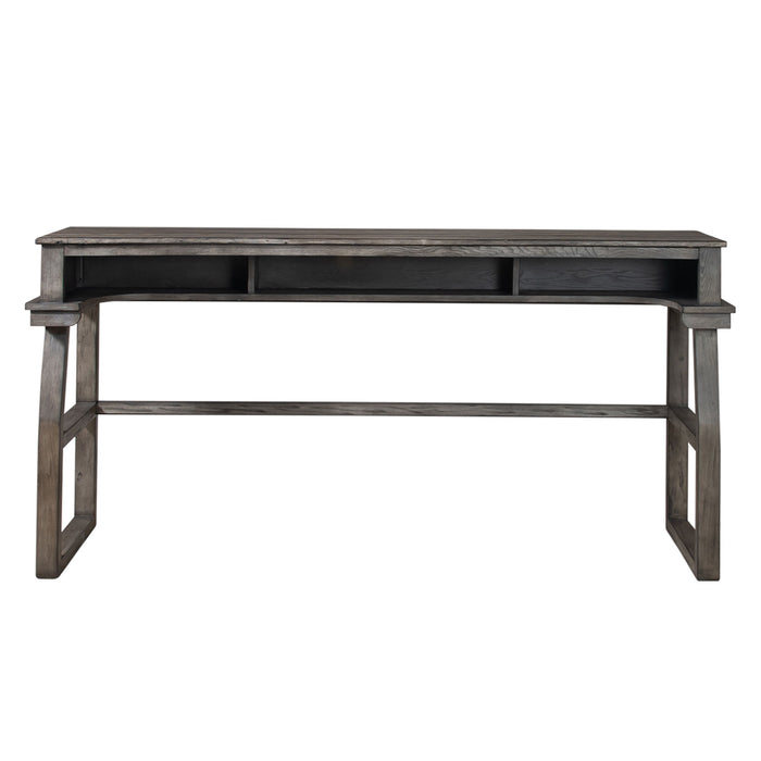 Hayden Way - Console Bar Table - Washed Gray