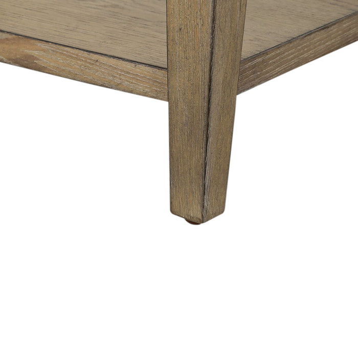 Devonshire - Chair Side Table - Weathered Sandstone