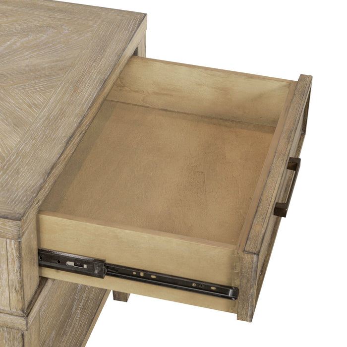 Devonshire - Drawer End Table - Weathered Sandstone