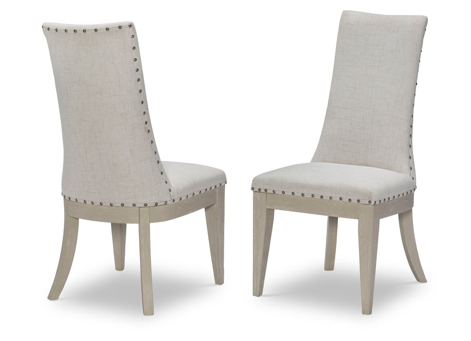 Solstice - Upholstered Side Chair (Set of 2) - Nimbus Gray