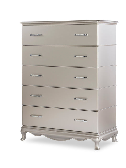 Vogue - Drawer Chest - Pearl Silver
