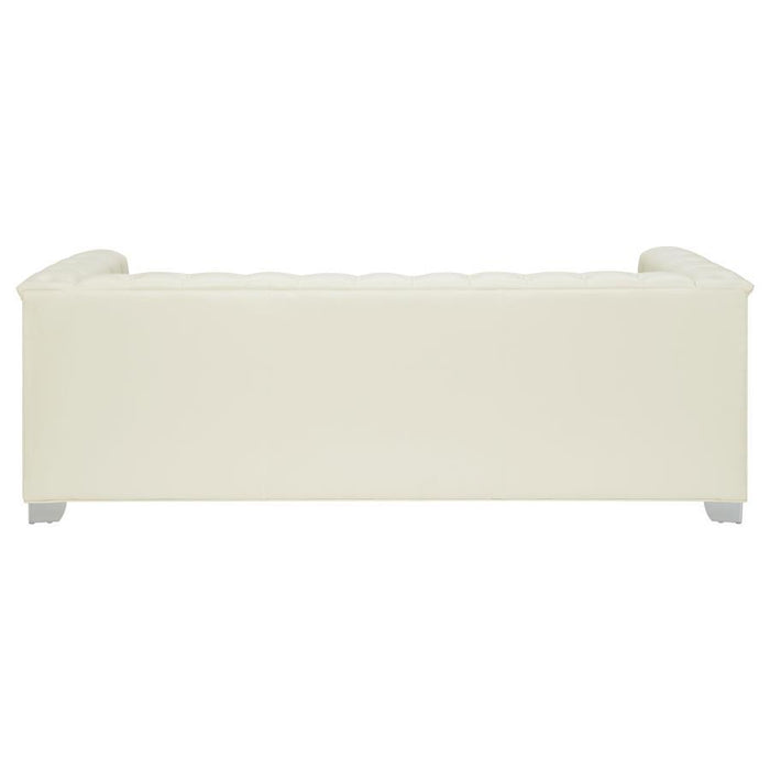 Chaviano - Tufted Upholstered Sofa Pearl White