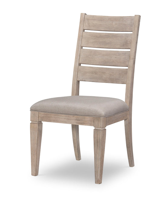 Milano by Rachael Ray - Ladder Back Side Chair (Set of 2) - Sandstone