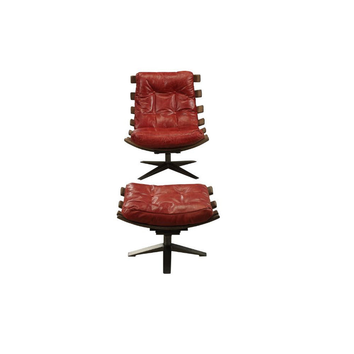 Gandy - 2Pc Pk Chair & Ottoman