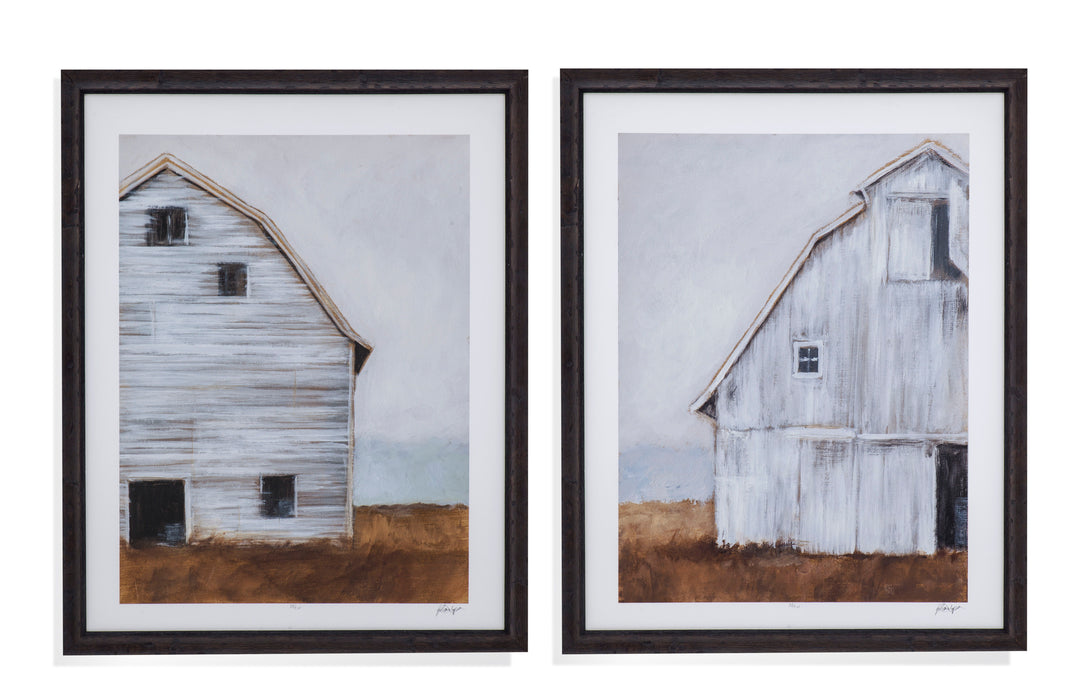Abandoned Barn II - Framed Print - Silver