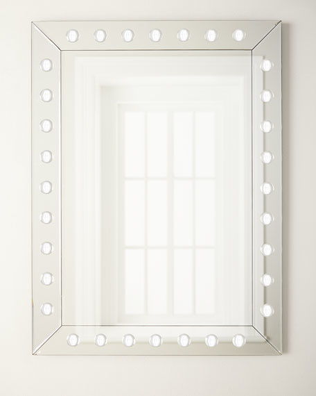 Rectangular - Wall Mirror - Pearl Silver