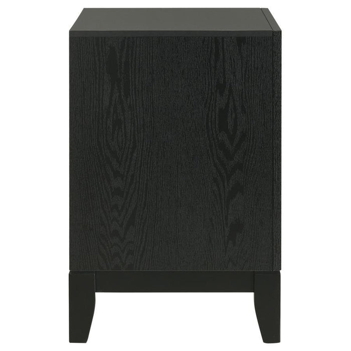 Valencia - Nightstand - Light Brown And Black