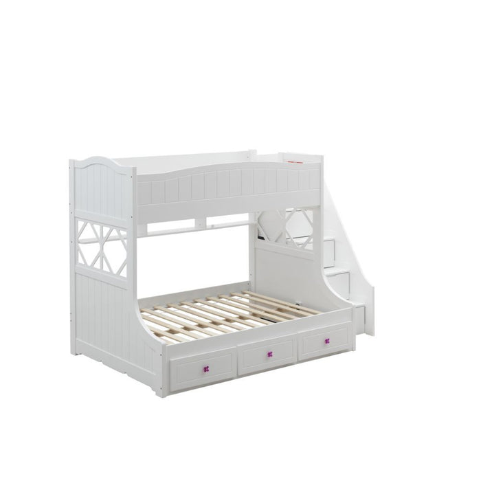 Meyer - Twin Over Full Bunk Bed - White