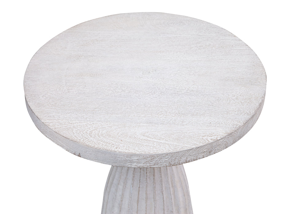 Aimee - Accent Table - White