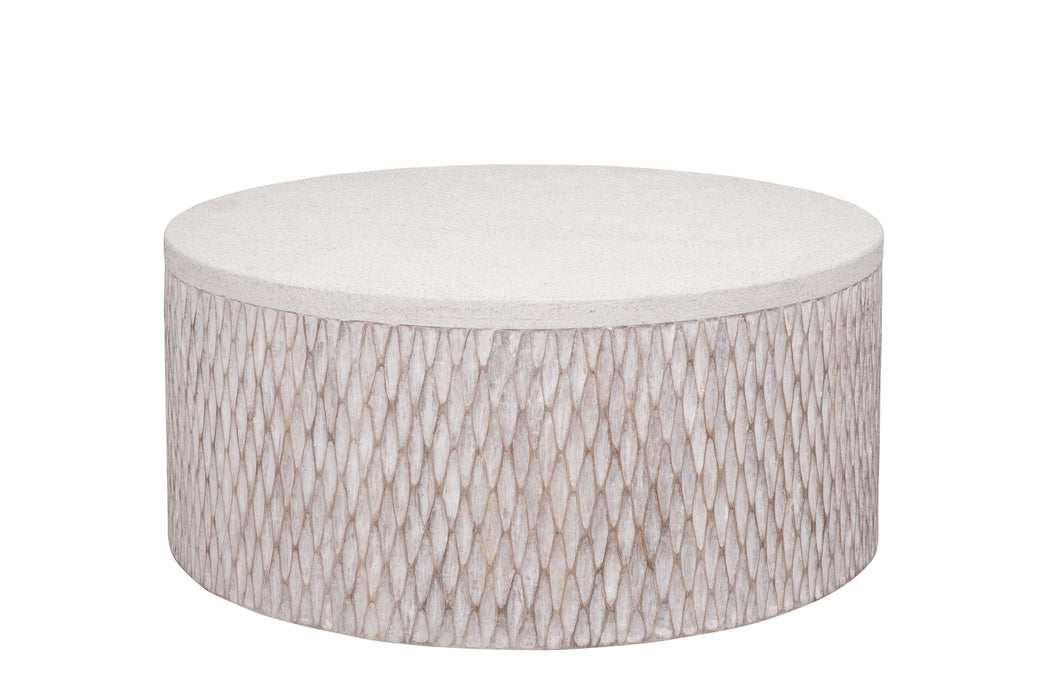 Brewer - Accent Cocktail Table - White