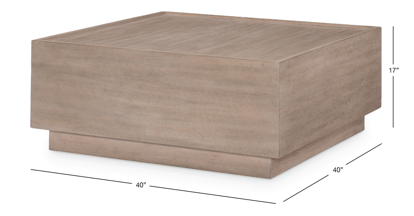 Milano by Rachael Ray - Square Cocktail Table - Sandstone