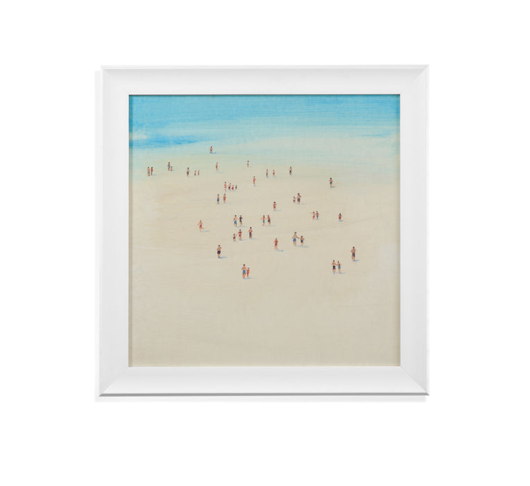 Beach Time I - Framed Print - Beige