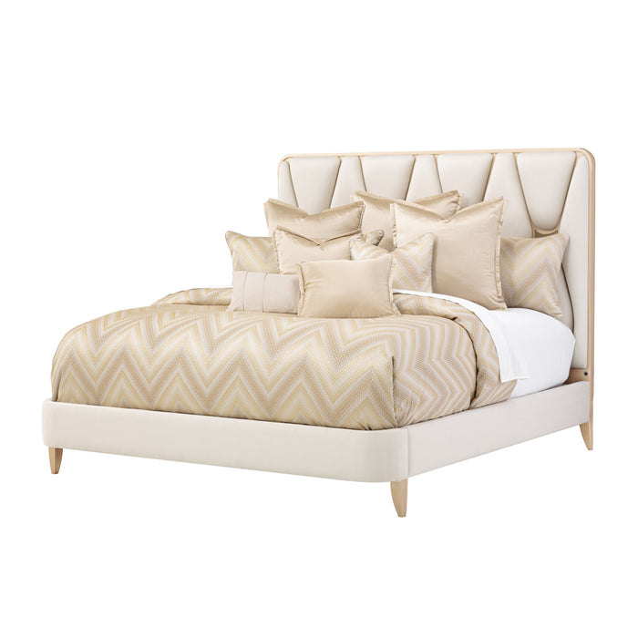 La Rachelle - Upholstered Panel Bed