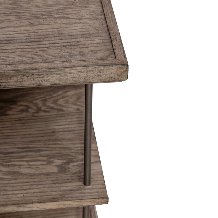 City Scape - Chair Side Table - Burnished Beige