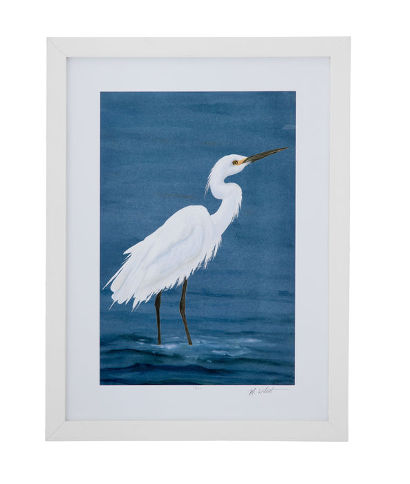 Wading Egret I - Blue