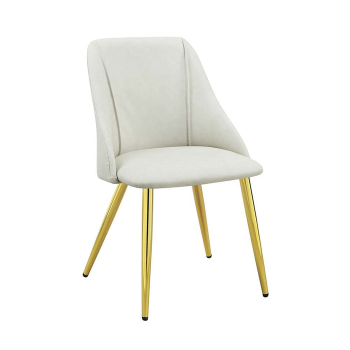 Gaines - Side Chair (Set of 2) - White PU