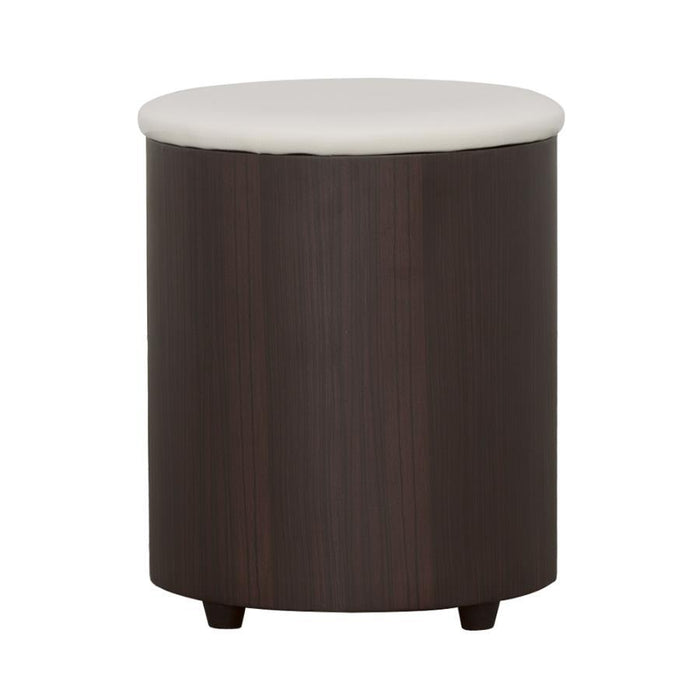 Buckley - 3-Piece Coffee Table and Stools Set - Cappuccino