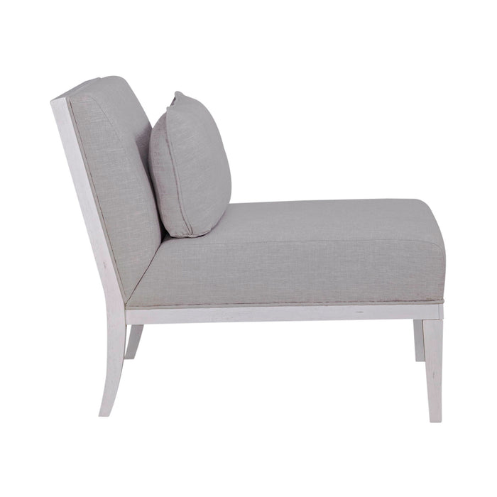 Allyson Park - Upholstered Accent Chair - Wirebrushed White