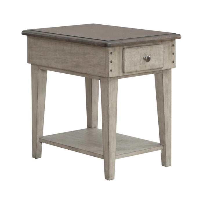 Ivy Hollow - Drawer Chair Side Table - White