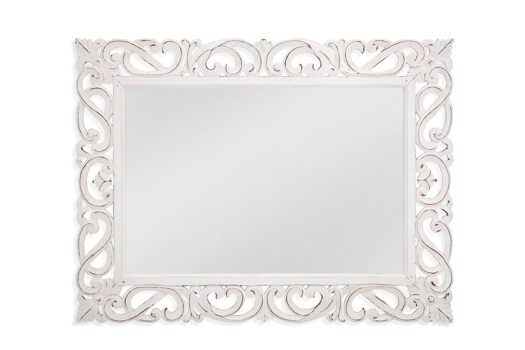 Delaney - Wall Mirror - White
