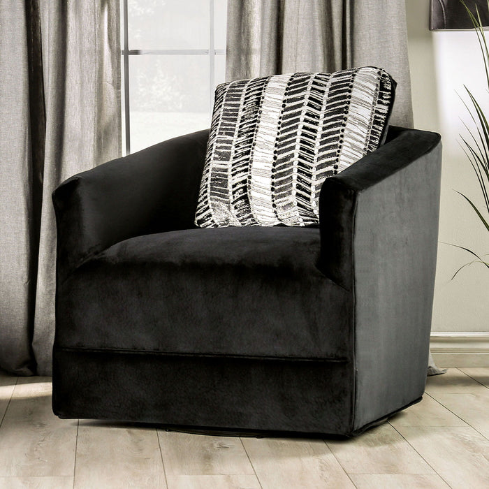 Modbury - Swivel Chair - Black