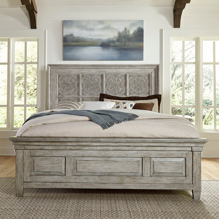 Heartland - Farmhouse - Panel Bed, Dresser & Mirror Set