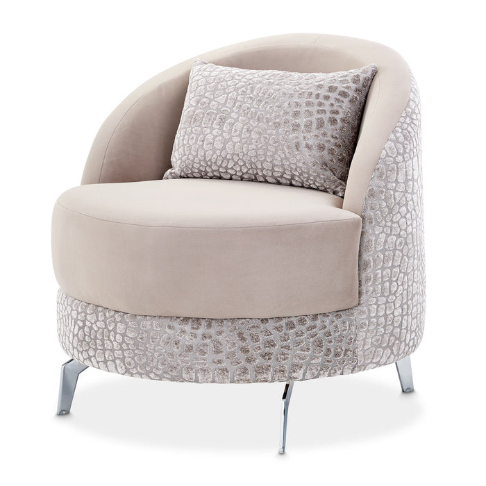 Dion - Accent Chair Chair - Stone/Silver