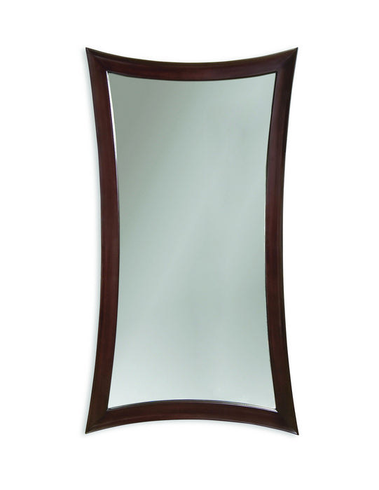 Hour Glass - Floor Mirror - Brown