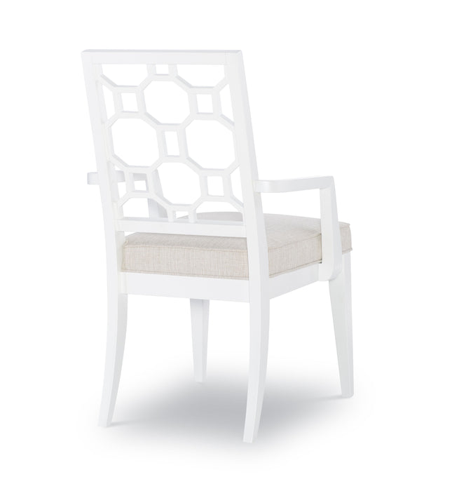 Chelsea by Rachael Ray - Splat Back Arm Chair (Set of 2) - White