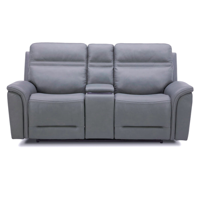 Cooper - Loveseat With Console P3 & Zg - Bleu Gray