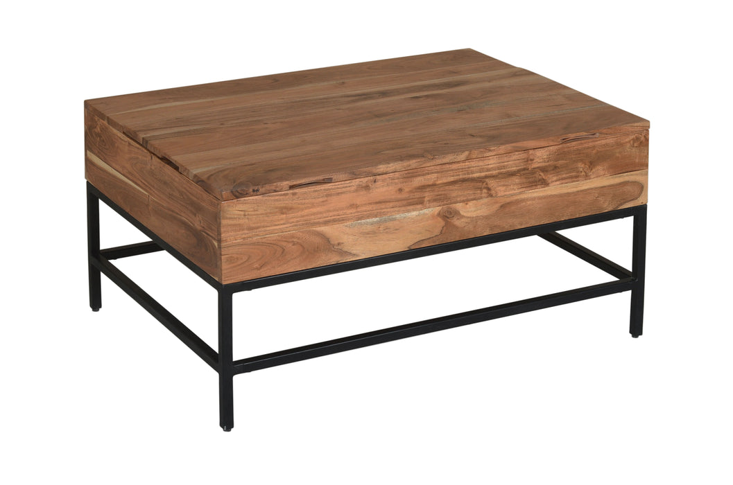 Springdale - Lift Top Cocktail Table - Natural Finish