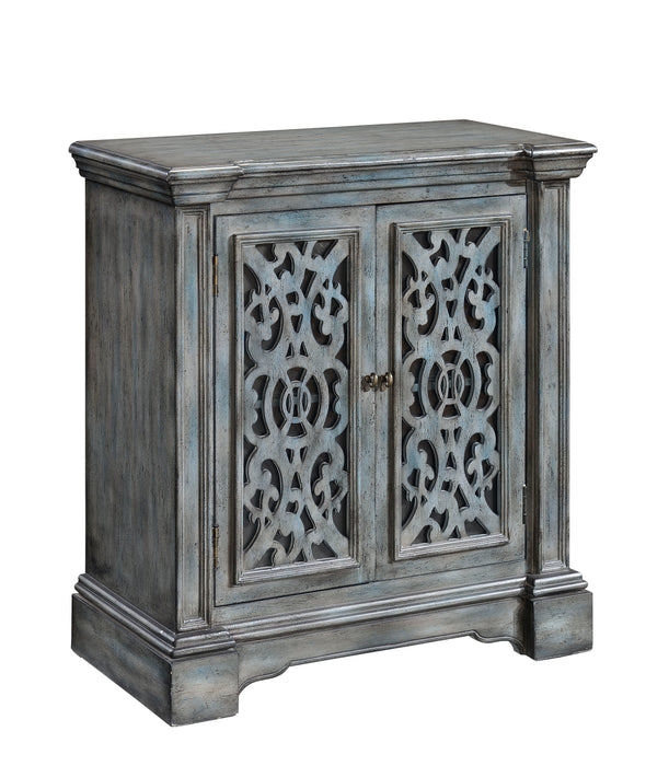 Harriet - Two Door Cabinet - Midvale Texture Gray Blue