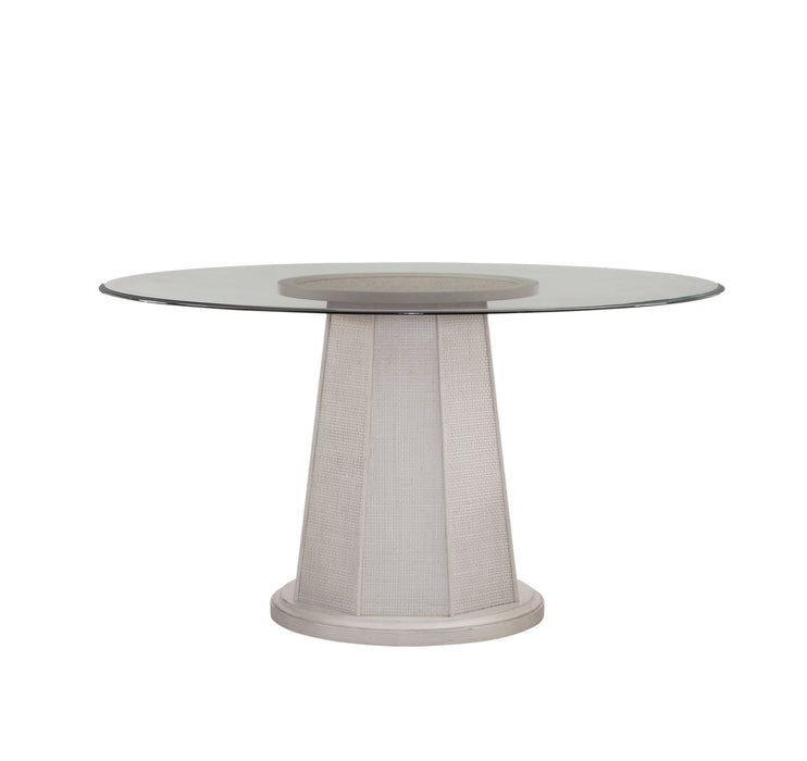 Korey - Round Dining Table - White Wash